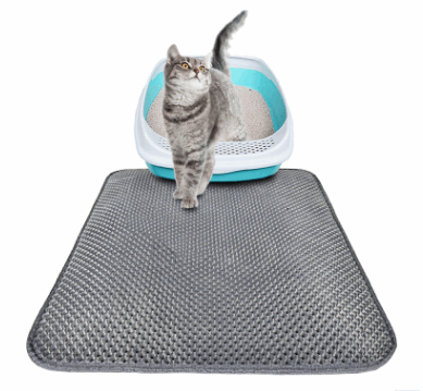 🐾 Honeycomb Cat Litter Mat – Waterproof &amp; Urine-Proof Pad 🐱 - The Fluffy Paw