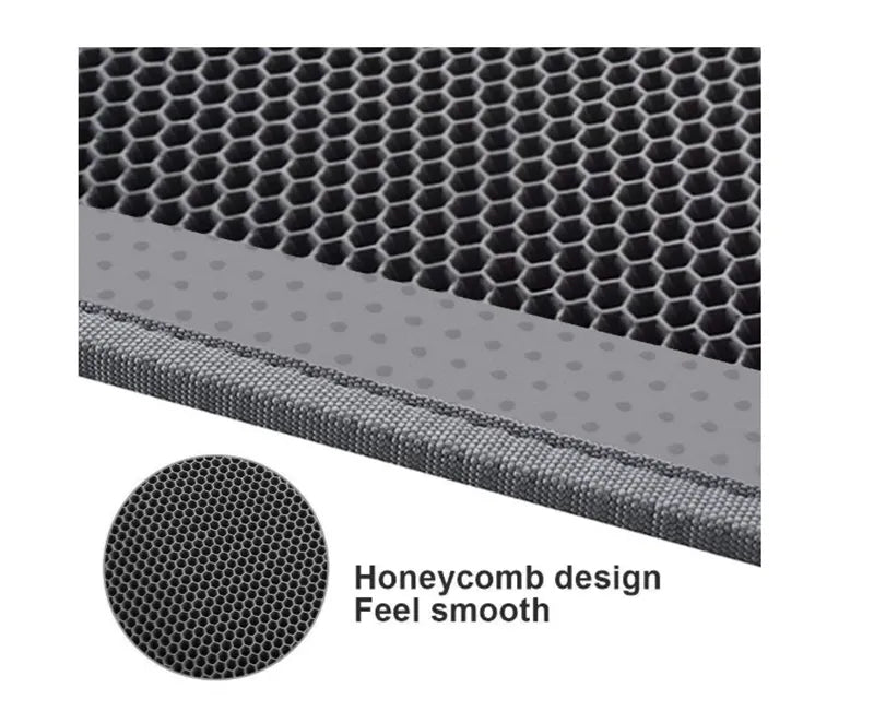 🐾 Honeycomb Cat Litter Mat – Waterproof &amp; Urine-Proof Pad 🐱 - The Fluffy Paw