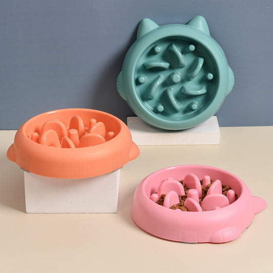 Slow Feeder Bowl for Pets – Anti-Choking & Anti-Gulping 🐶🐾 - The Fluffy Paw